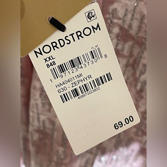 Halogen Pink Velvet Long Sleeve Top - Picture 5 of 7